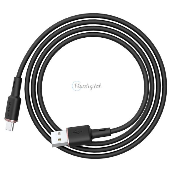 ACEFAST USB-A - Cablu de date și încărcare USB Type-C cu cablu de 1,2 m - Cablu Mellow ACEFAST C2-04 - 5V/3A - negru
