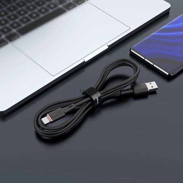 ACEFAST USB-A - Cablu de date și încărcare USB Type-C cu cablu de 1,2 m - Cablu Mellow ACEFAST C2-04 - 5V/3A - negru