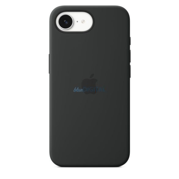 Apple iPhone 16e silicon spate capac, negru