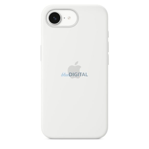 Apple iPhone 16e silicon spate capac, alb