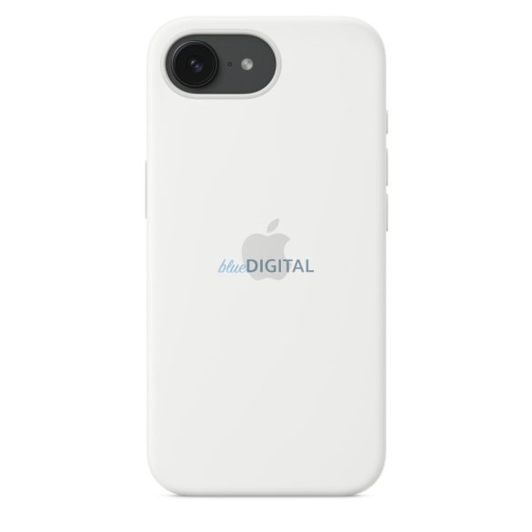 Apple iPhone 16e silicon spate capac, alb