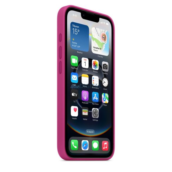 Apple iPhone 16e silicon spate capac, violet