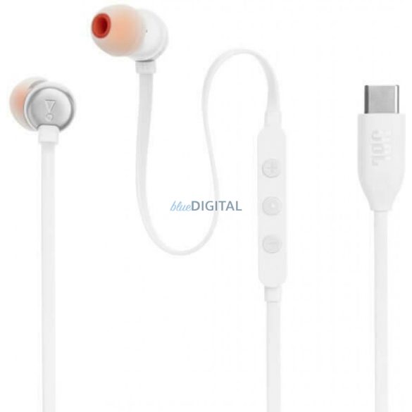 JBL Tune 310C Căști cu fir Type-C, alb