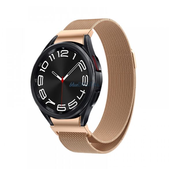 Curea de ceas metalică magnetică Samsung Watch 6, 20 mm, Rosegold