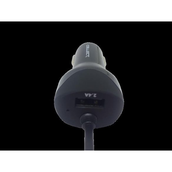 Încărcător auto de 12 W cu cablu micro USB și adaptor