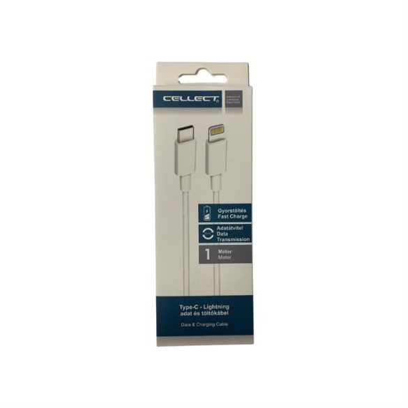 Cablu de date tip C la Lightning 1m/3A, alb