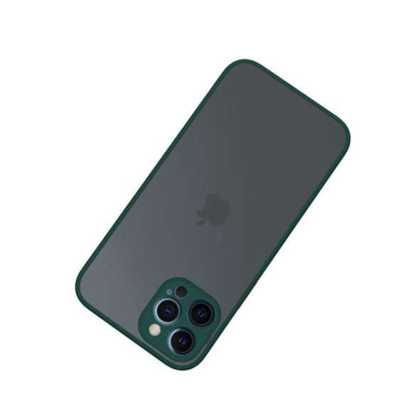 Husa din plastic iPhone 12 Pro Max, verde, portocaliu