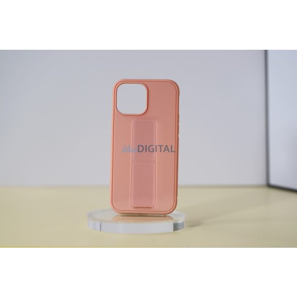 iPh 14 Pro Max TPU+PC cauciuc. mă sprijină. caz, Pink