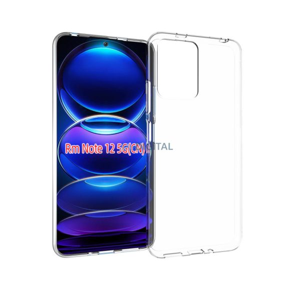 Husa spate din silicon Xiaomi Redmi Note 12 5G, Transparenta