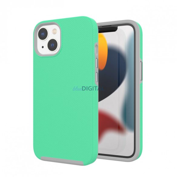 Husa iPhone 14 Pro Max TPU+PC rezistenta la socuri, Turcoaz