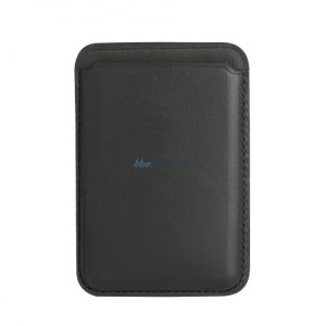 Suport card magnetic pentru telefon, negru