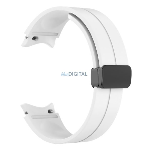 Samsung Watch 4/5 curea de ceas magnetică, 20mm, alb