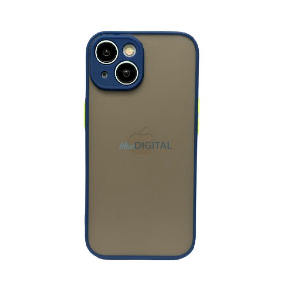 Husă din plastic pentru iPhone 15, albastru, verde