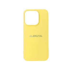 Carcasă din silicon premium, iPhone 16 Plus, Lemon.