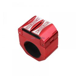   Suport de telefon din aluminiu rotativ la 360 de grade pentru bicicletă, roșu