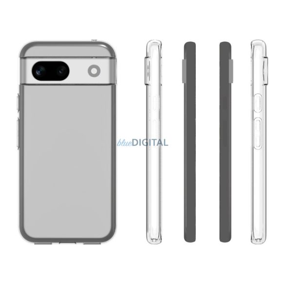 Google Pixel 8a silicon subțire capac spate, transparent