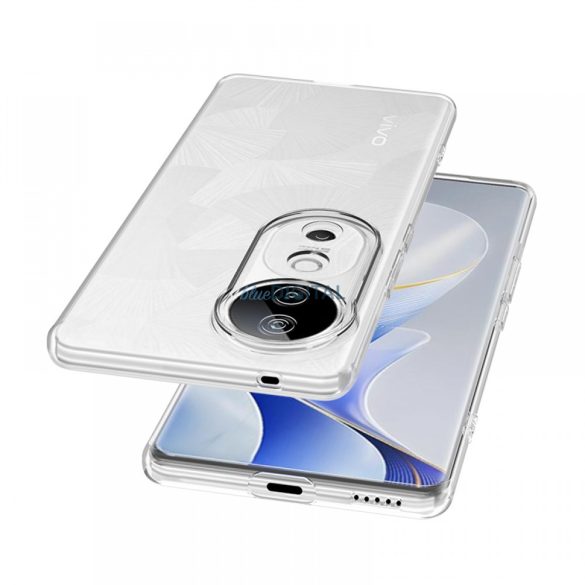 Vivo V40 5G silicon subțire capac spate, transparent