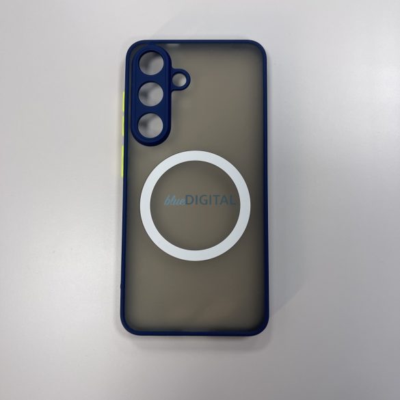 Samsung S25 carcasă magnetică din plastic, albastru, verde