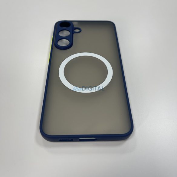 Samsung S25 Plus carcasă magnetică din plastic, albastru, verde