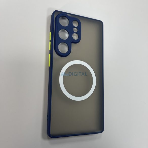 Samsung S25 Ultra carcasă magnetică din plastic, albastru, verde