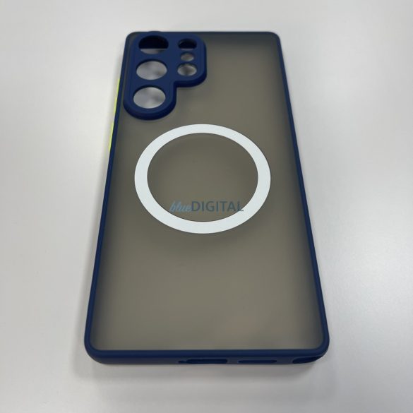 Samsung S25 Ultra carcasă magnetică din plastic, albastru, verde
