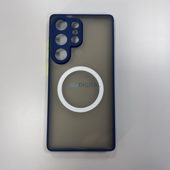 Samsung S25 Ultra carcasă magnetică din plastic, albastru, verde