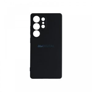 Carcasă din silicon premium, Samsung S25 Ultra, negru