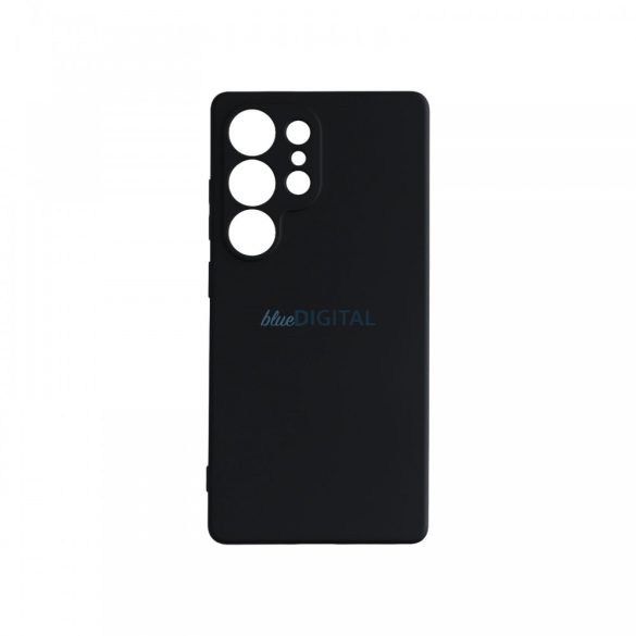 Carcasă din silicon premium, Samsung S25 Ultra, negru