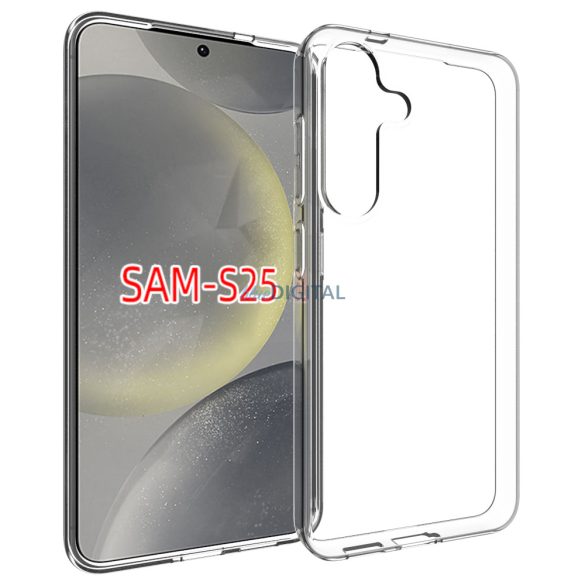 Samsung Galaxy S25 Carcasă din silicon, transparentă