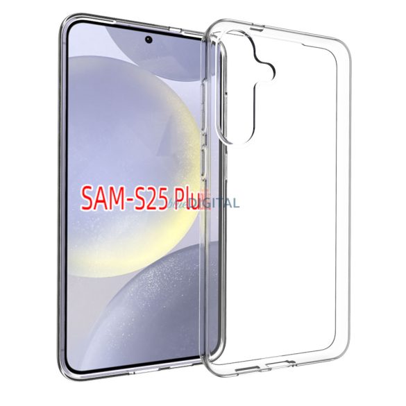 Samsung Galaxy S25 Plus silicon subțire capac spate, transparent