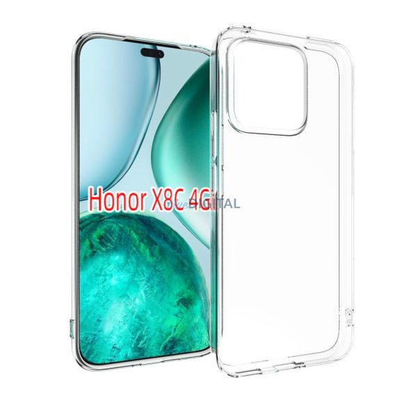 Honor X8c silicon subțire capac spate, transparent