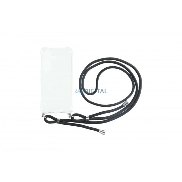 Sam S25 TPU+PC carcasă transparentă, negru cu cablu