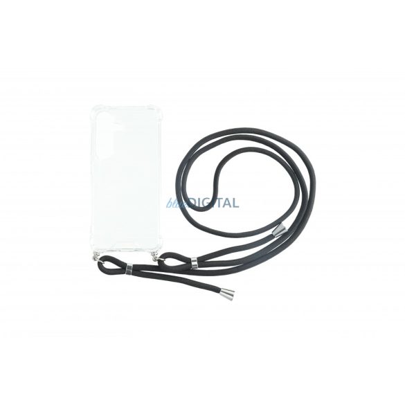 Sam S25 TPU+PC carcasă transparentă, negru cu cablu