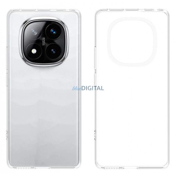Xiaomi Redmi Note 14 Pro 4G silicon spate capac, transparent