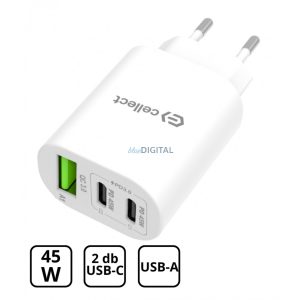 Adaptor încărcător de rețea cu încărcare rapidă 45W, alb