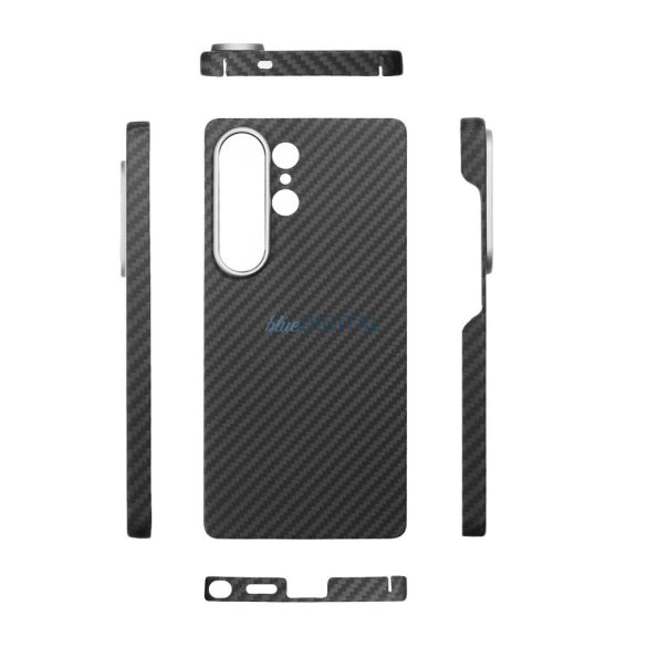 Carcasă din carbon aramic, Samsung S25 Ultra, negru