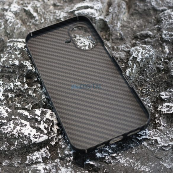 Carcasă din carbon Aramid, iPhone 16, negru