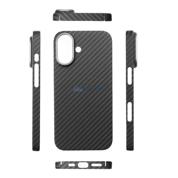Carcasă din carbon Aramid, iPhone 16, negru