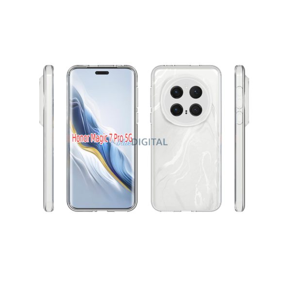 Honor Magic 7 Pro silicon subțire capac spate, transparent