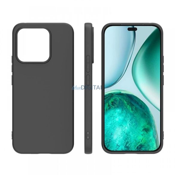 Husă de silicon premium Honor X8C, negru
