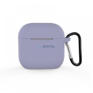 Carcasă din silicon Airpods 4, gri, 2,5 mm