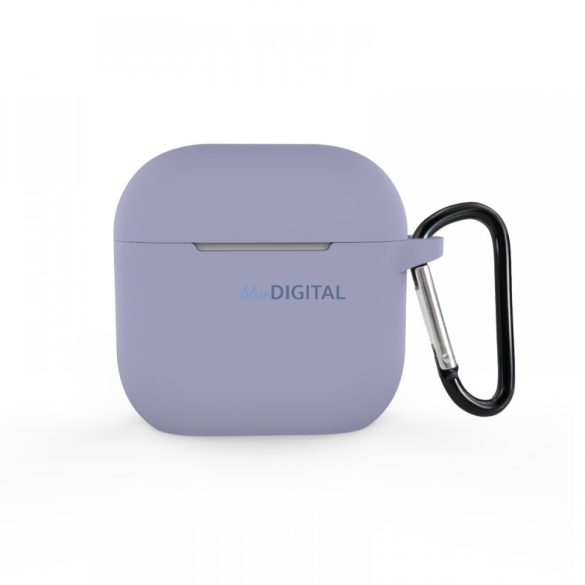 Carcasă din silicon Airpods 4, gri, 2,5 mm
