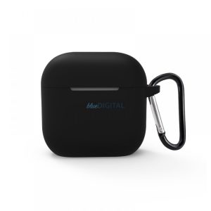 Carcasă din silicon Airpods 4, negru, 2,5 mm
