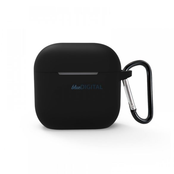Carcasă din silicon Airpods 4, negru, 2,5 mm