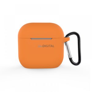 Carcasă din silicon Airpods 4, portocaliu, 2,5 mm