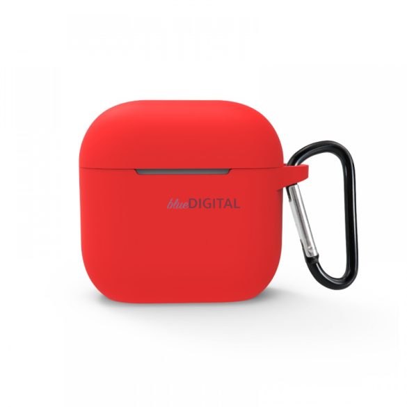 Carcasă din silicon Airpods 4, roșu, 2.5 mm