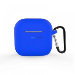 Carcasă din silicon Airpods 4, albastru, 2.5 mm