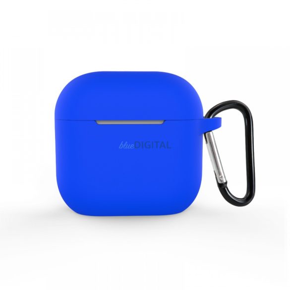 Carcasă din silicon Airpods 4, albastru, 2.5 mm