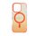 Iphone 16 Pro Magnetic Case, Orange-Transparent Iphone 16 Pro Magnetic Case, Orange-Transparent