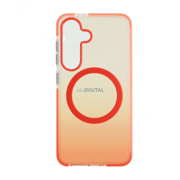 Carcasă magnetică Samsung S25 Ultra, Orange-Transparent